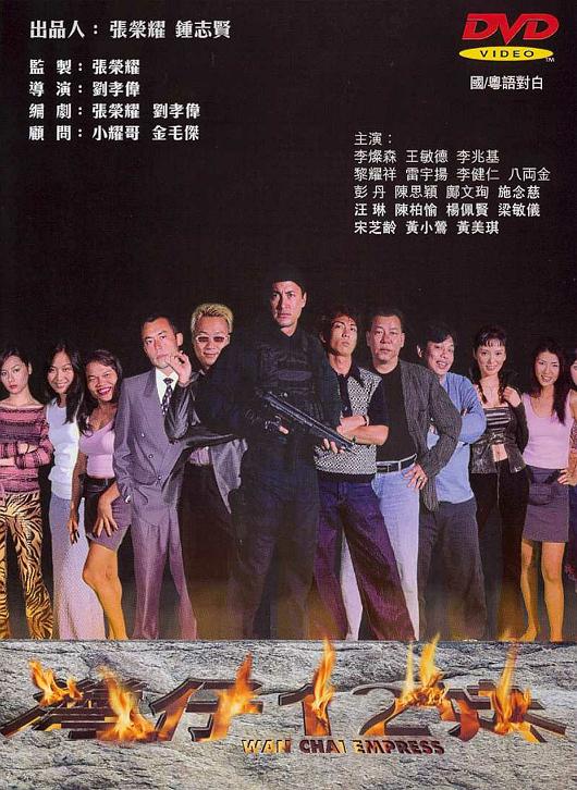 香港1999年王敏德、黎耀祥、彭丹主演《湾仔12妹》海报